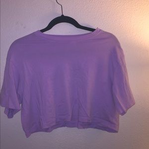 H&M plain purple t